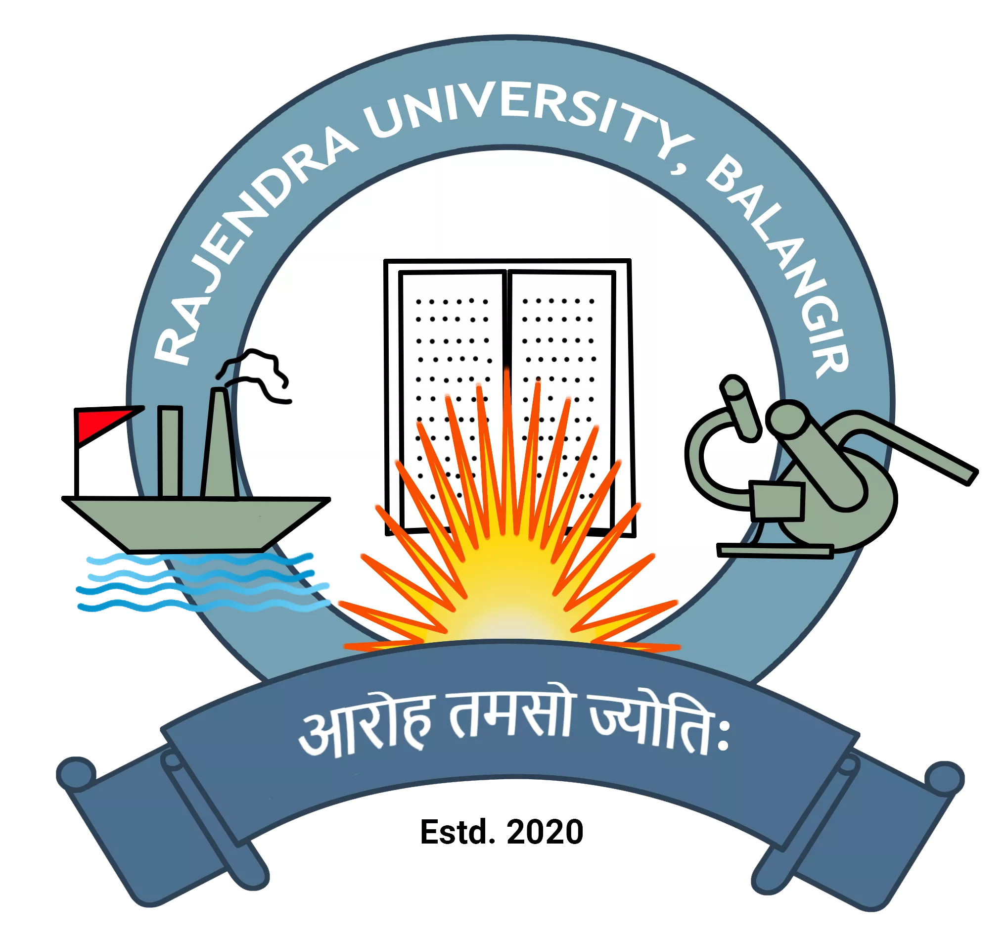 Rajendra University Logo